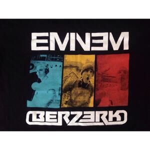 Eminem Berzerk Colorful Rap Hip Hop Marshall Mathers Slim Shady T-Shirt 42" Chst